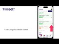 Timesēkr - Web and iOS Google Calendar and Contacts Scope Usage Demo