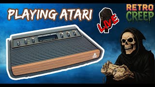 🔴Playing Atari OPEN CHAT  | The Atari Creep
