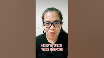 HOW TO PRICE YOUR SERVICES AS A VIRTUAL ASSISTANT #virtualassistant #virtualassistance
