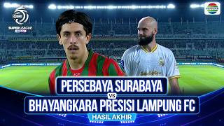 Persebaya Surabaya VS Bhayangkara Presisi Lampung FC - Hasil Pertandingan | BRI Super League 2025/26