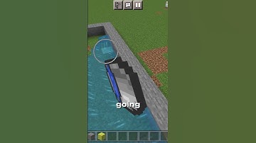 How to make a tsunami in Minecraft #shorts