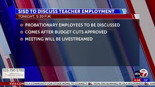 SISD discusses teacher contracts amid budget cuts