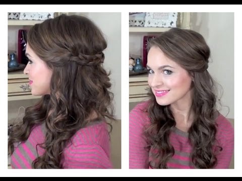 Simple Half Up Hairstyle My Bridesmaids Hairstyles