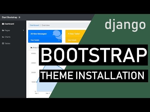 Django Bootstrap Theme Installation