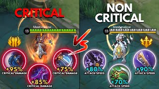 Irithel Critical Build vs Irithel Non-Critical Build