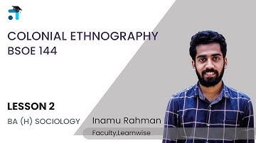 Lesson 2 (BLOCK I) | Reading Ethnographies | BSOE-143 | #No 1 IGNOU Coaching App #ignou #ignouba