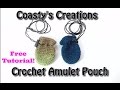 Crochet Tutorial | Amulet Pouch | Crystal Pouch | Necklace - Free Crochet Tutorial