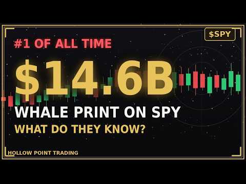 Watch #1 Largest transaction ever recorded on the S&P500 what this mean for the Next 10 Days