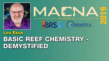 Lou Ekus: Reef aquarium chemistry can be pretty easy and fun...No, really! | MACNA 2019