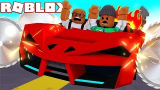 DESTROYING CARS FOR FUN IN ROBLOX