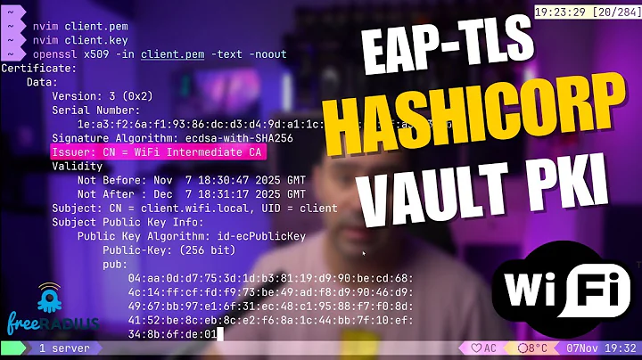 The ULTIMATE Guide to Enterprise Wi-Fi Security (HashiCorp Vault + EAP-TLS)