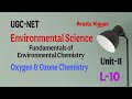 Oxygen &amp; Ozone Chemistry/ Unit -II/ Environmental Science #ugcnet #arastuvigyan