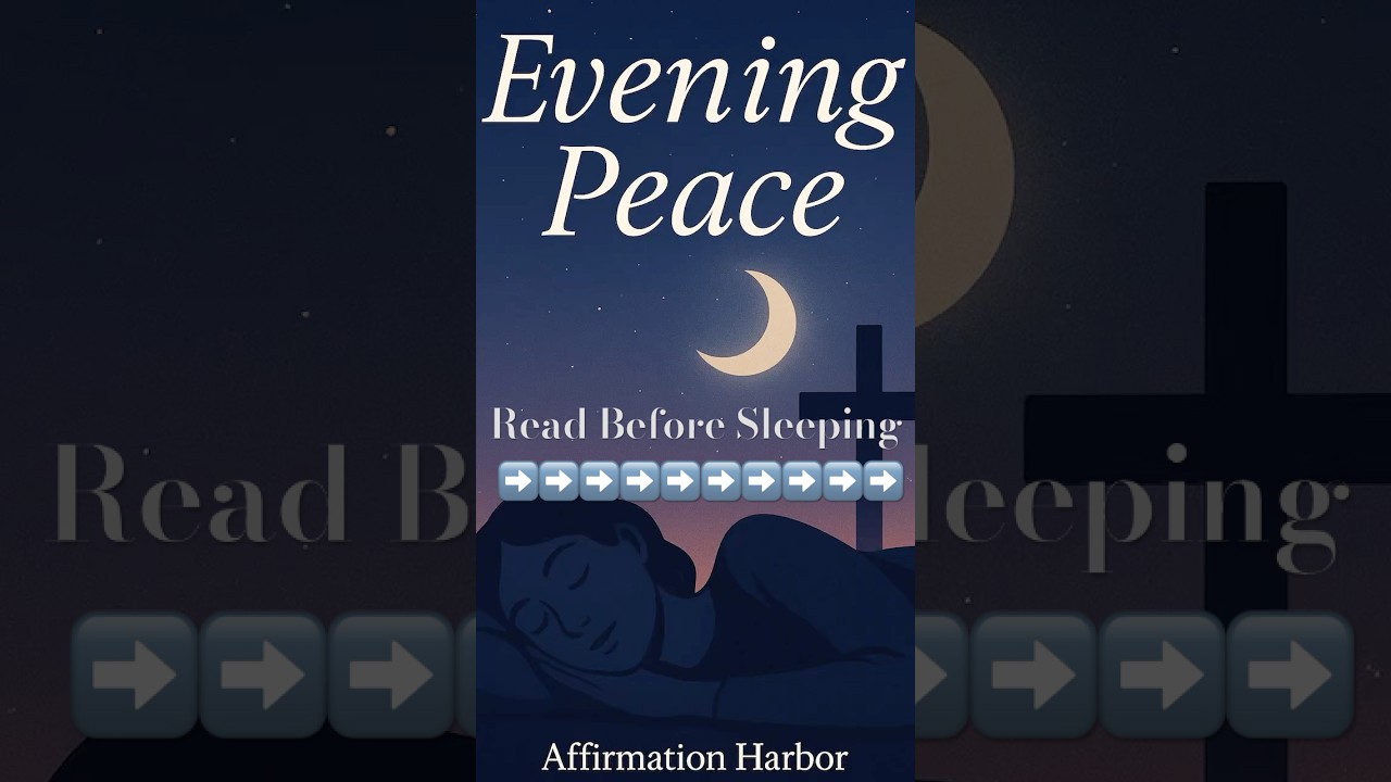 Release your worries tonight—God’s peace surrounds you. 🌙🙏