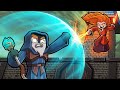 Playing MINECRAFT with MAGIC! (Wizard WARS)