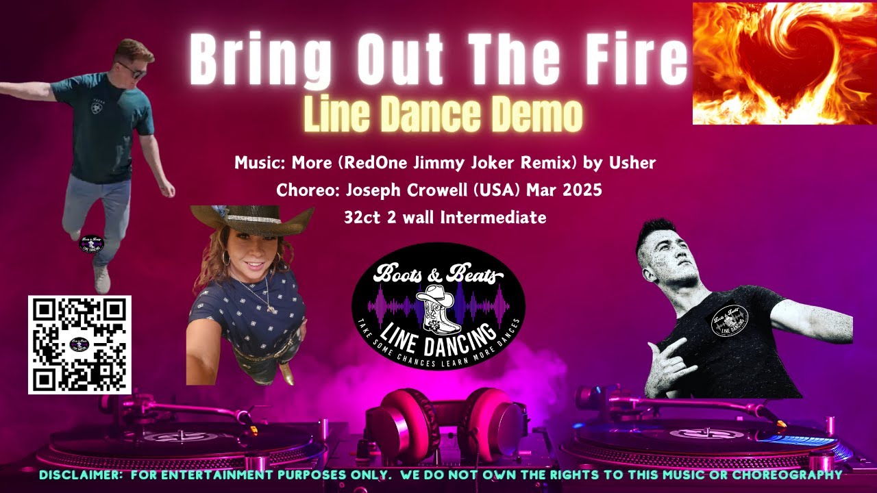 Bring Out The Fire (More) Line Dance to the HIT song by Usher