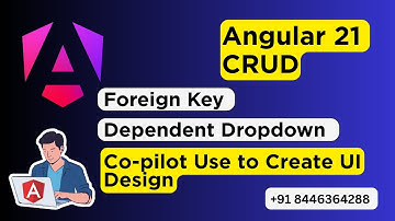 Angular 21 CRUD | How to Create Dependent Dropdown in Angular | Co-Pilot Use To Create UI