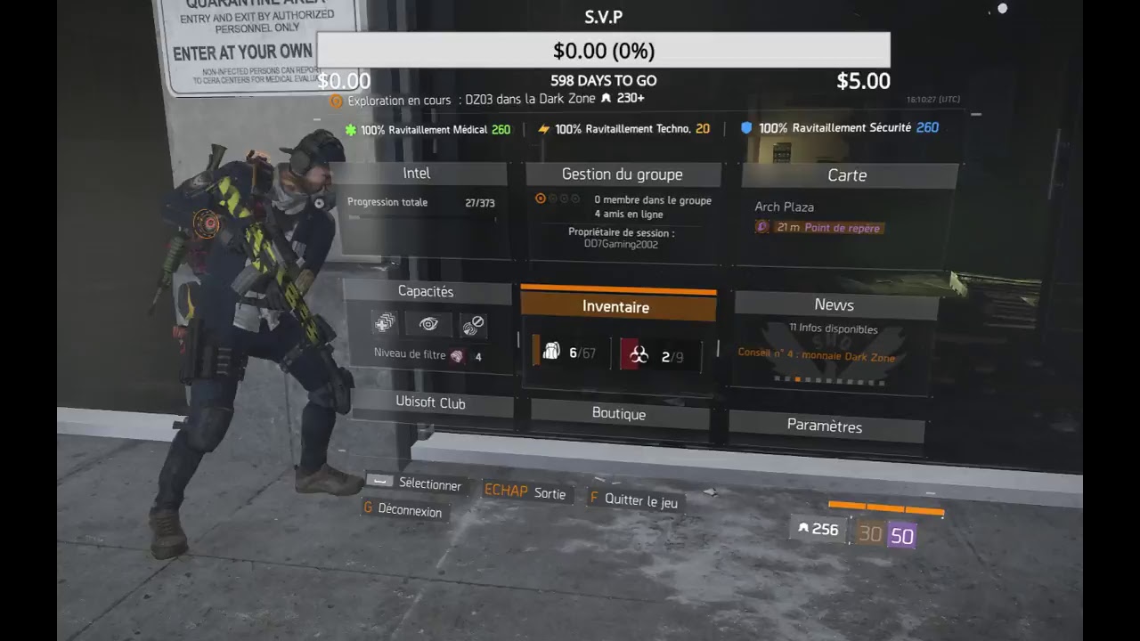 Live the division FR pc DarkZone