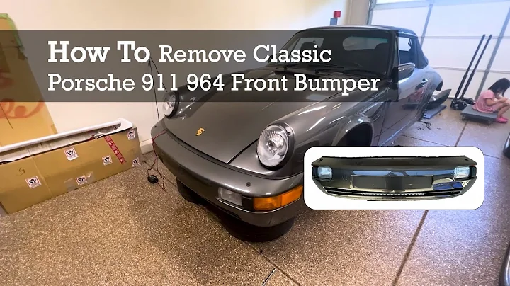 How To Remove Porsche 911 964 Front Bumper