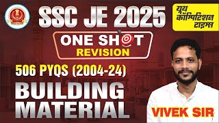 Building Materials 506 Pyqs In One Shot  Civil Engineering 4th Dimension Ssc Je 2025   viveksir