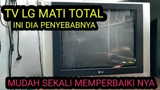 cara memperbaiki tv lg ultra slim mati total