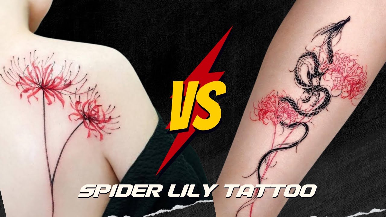 Spider Lily by Yuki at NR Studios London  rtattoos