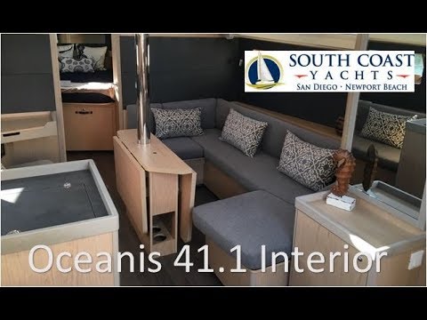 ⁣Quick Interior Tour of the 2018 Beneteau Oceanis 41.1 with Sean Smith