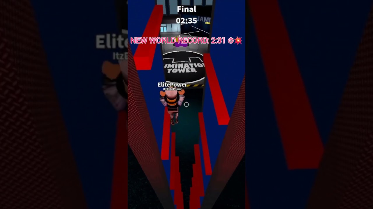 NEW WORLD RECORD in Roblox Elimination Tower 🏆 (