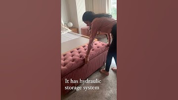 Technically it’s a ottoman but bed bench sounds so much cooler 🥺.