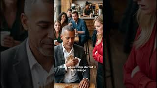 She Threw Coffee on him, Then Everyone froze