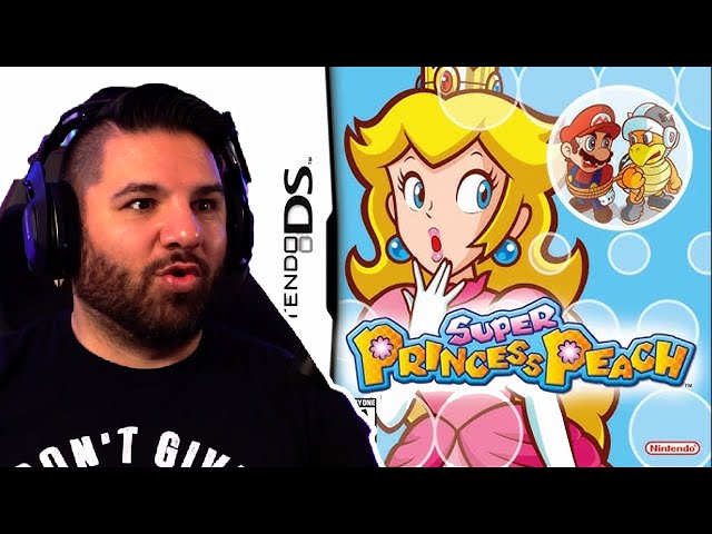 🔴 The FIRST Peach Adventure: Super Princess Peach for Nintendo DS (2005) class=