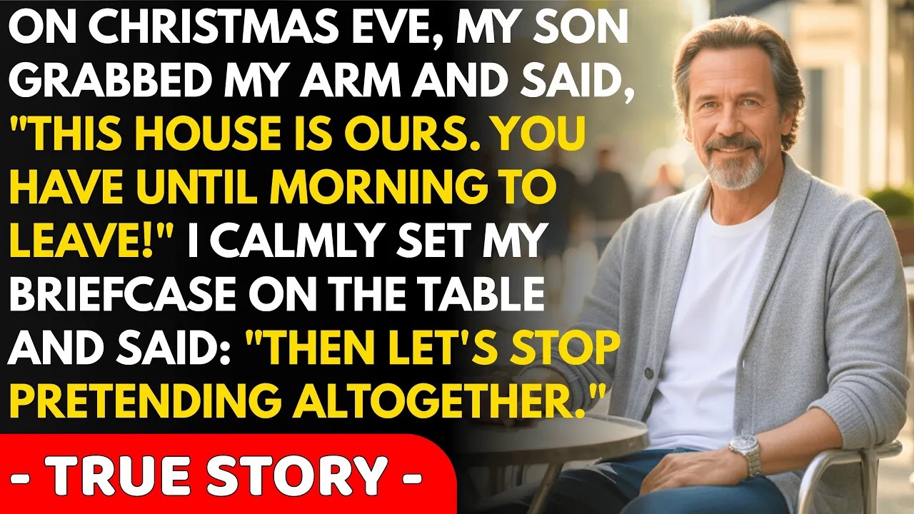 "Get Your Things Out By Morning!" My Son Grabbed My Arm On Christmas Eve.... TRUE STORY