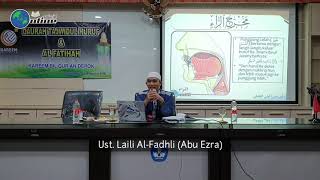 Daurah Tajwid 2019 - 014 Makhraj Tharful Lisan (Ujung Lidah) 1 Nun ن dan Ra ر