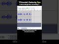 How to Mark Mistakes (NG) While Recording in Audacity #Audacity #Recording #ReRecording #NG
