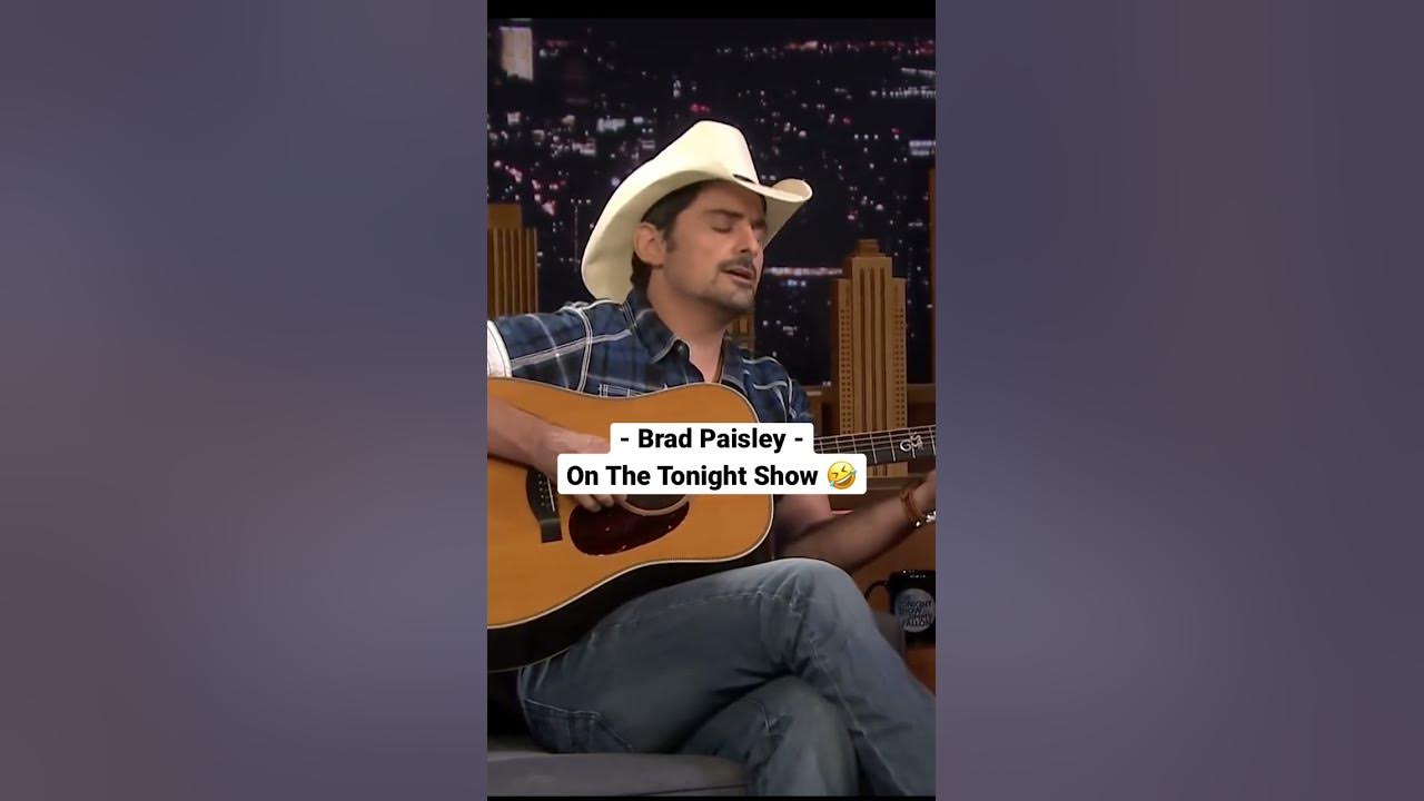 #countrymusic can be funny sometimes 🤣 #bradpaisley