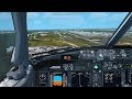 FSX DX10 | PMDG 737 NGX | Crosswind Landing Philadelphia KPHL [PF3 ATC]