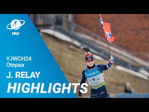 YJWCH24 Otepaa: Junior Men Relay Highlights