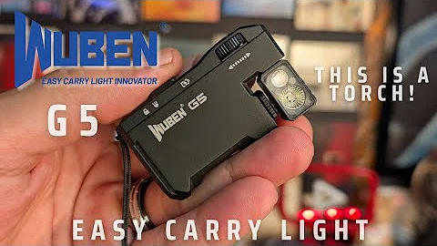 The WUBEN G5 E.C.L (Easy Carry Light) 400 Lumens in the palm of your hand!