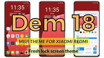 Lock screen MIUI theme - Dem 18