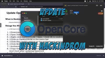Update OpenCore with HackinDROM
