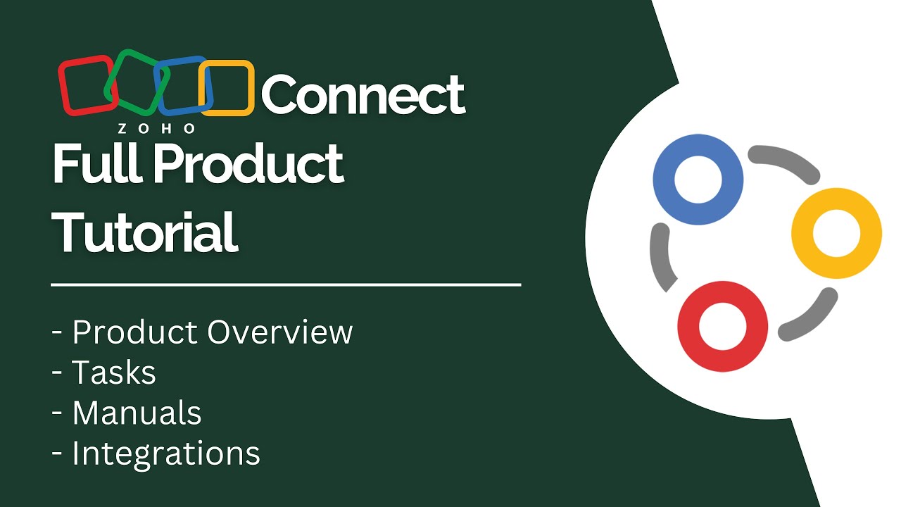 zoho คือ  2022 New  Zoho Connect Full Product Tutorial - 2020