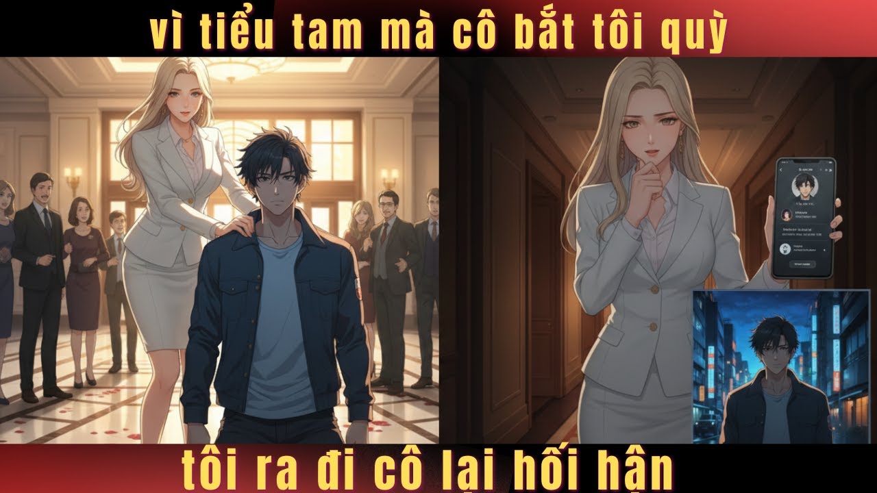 vì tiểu tam mà cô bắt tôi quỳ , tôi ra đi cô lại hối hận