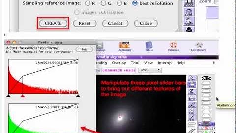 Create A Color AstroImage with Aladin Sky Atlas