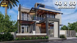 Simple House Design | 40X60 House Design |