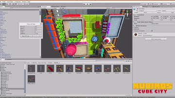 KUBIKOS - 3d Cube City | SPED BUILDING | Unity3d Asset store pack