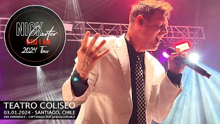 Nick Carter - Who I Am Tour 2024 Santiago, Chile (Concierto Completo Fan Experience) 03.01.2024