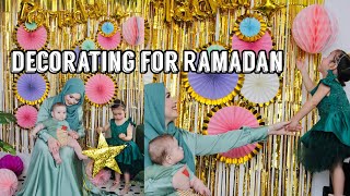 Getting the Ramadan decorations up ft EIDPARTY ad