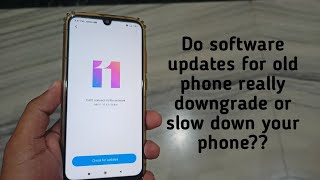 Reality of software updates for old phones | Does company really slow down their old phones?? screenshot 4