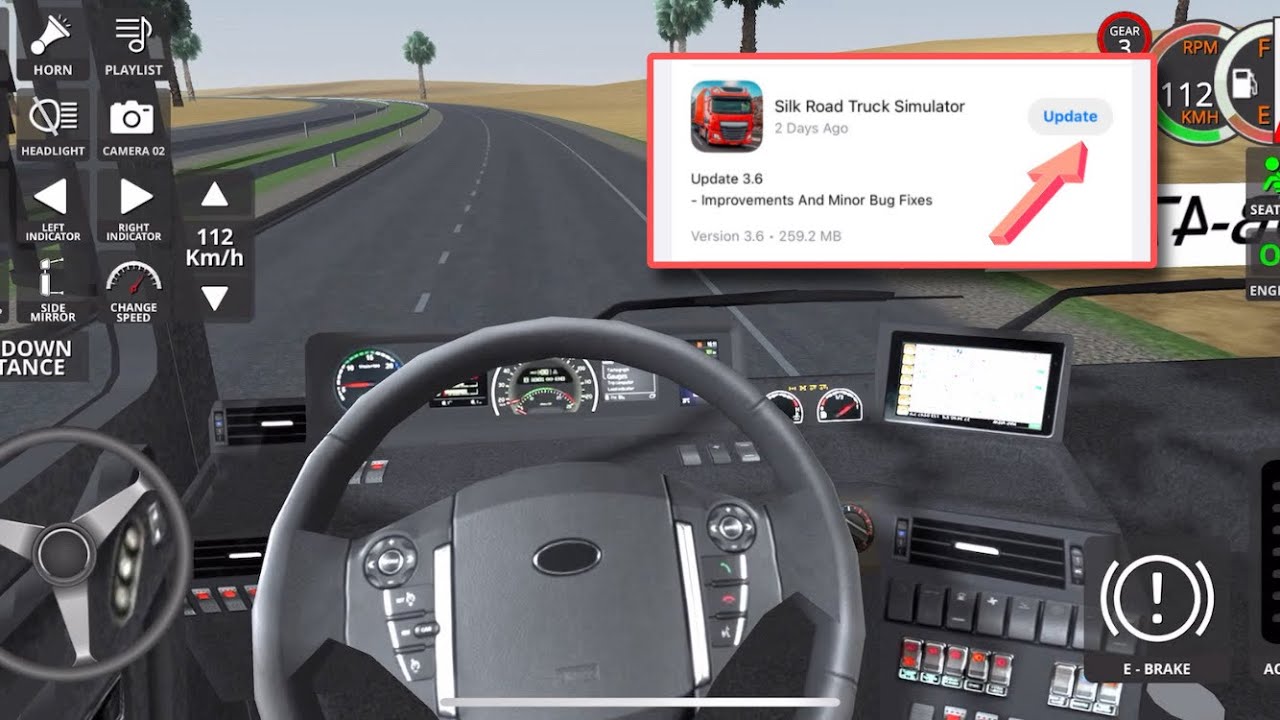 Silk Road Truck Simulator : Offroad Cargo Truck Gameplay Update Version 3.6