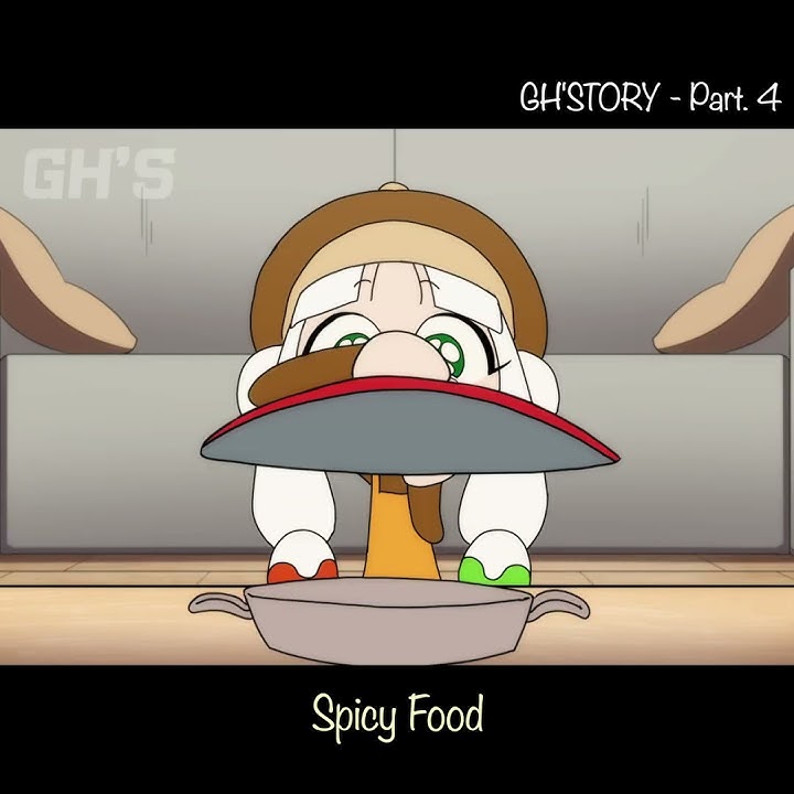 [4] Spicy Food 🌶️ | GH'STORY | #animation #anime