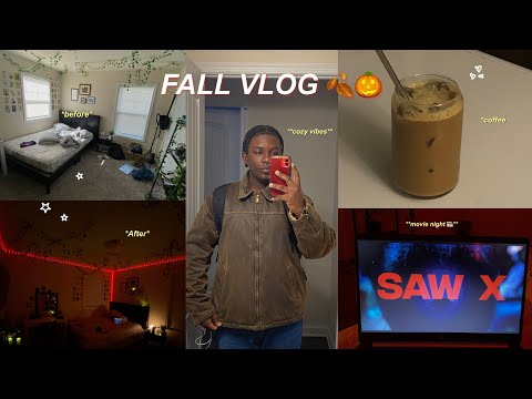 FALL🍂 SUNDAY RESET **vlog**| cleaning + organizing, walks, coffee, skincare etc…